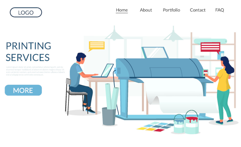 Hinzufügen eines Online-Shops für Druckereien und Copy-Shops.